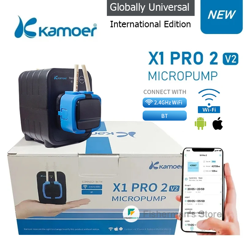 Marine Aquarium Wave Maker - Kamoer-bomba dosificadora X1 PRO 2 V2