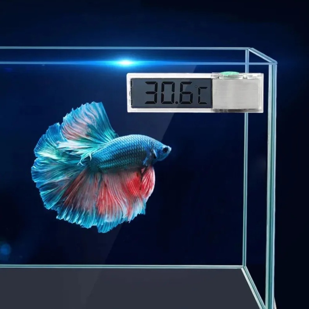 Marine Aquarium Heater - Termómetro de acuario electrónico LCD Digital,