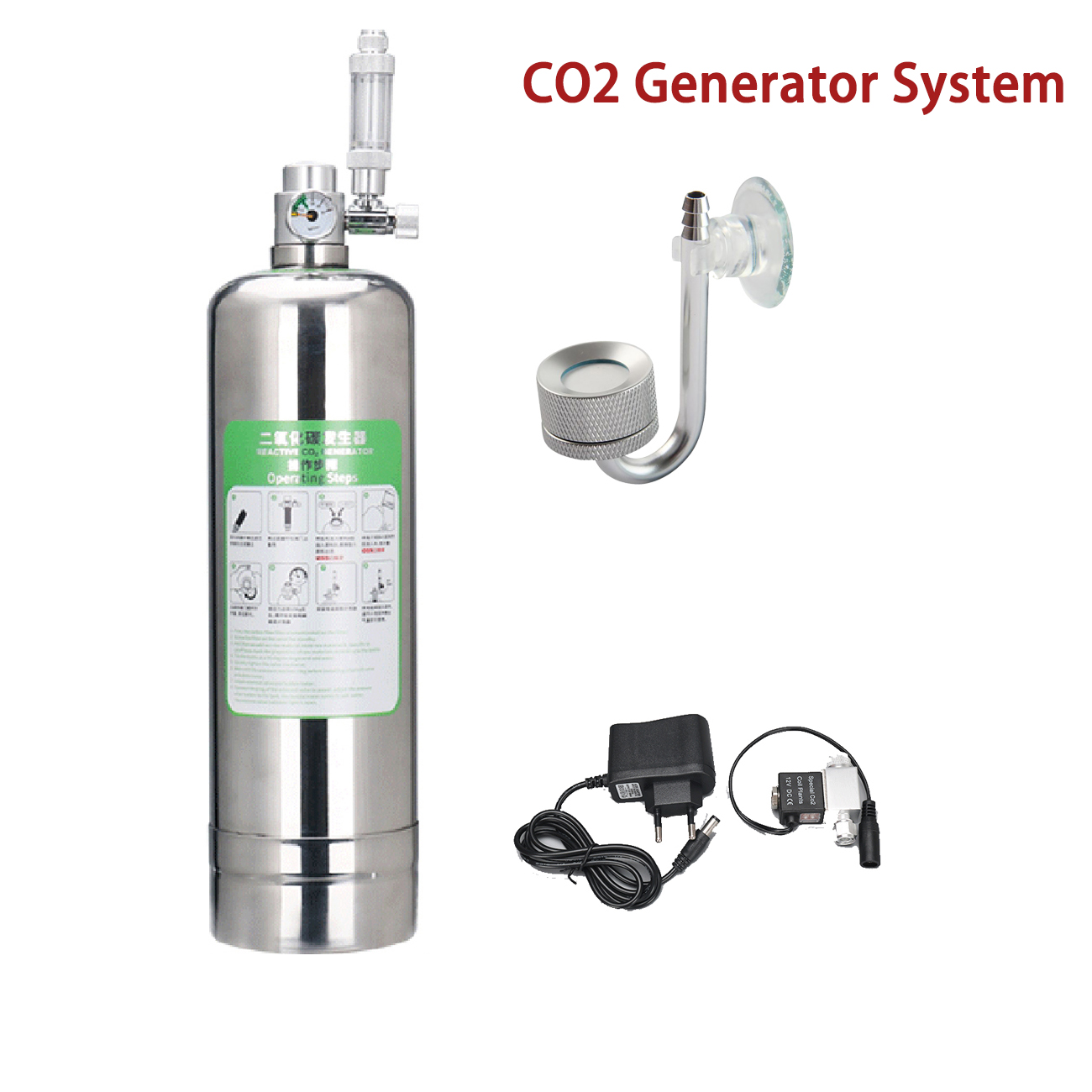 Aquarium Marine Plants - Kit de sistema generador de CO2