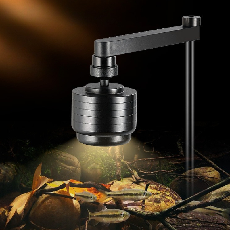 Aquarium Marine Lights - Lámpara LED para Pecera, 3 Colores,