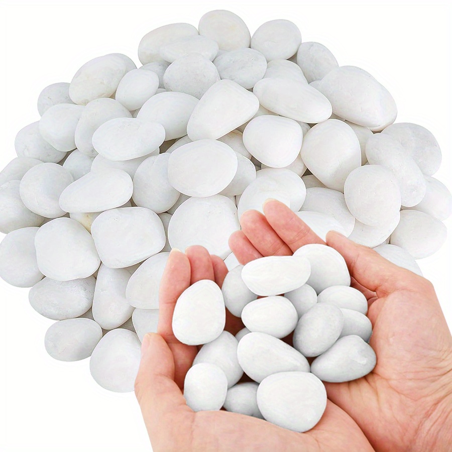 Aquarium Marine Plants - 200/400g guijarros naturales blancos de alto