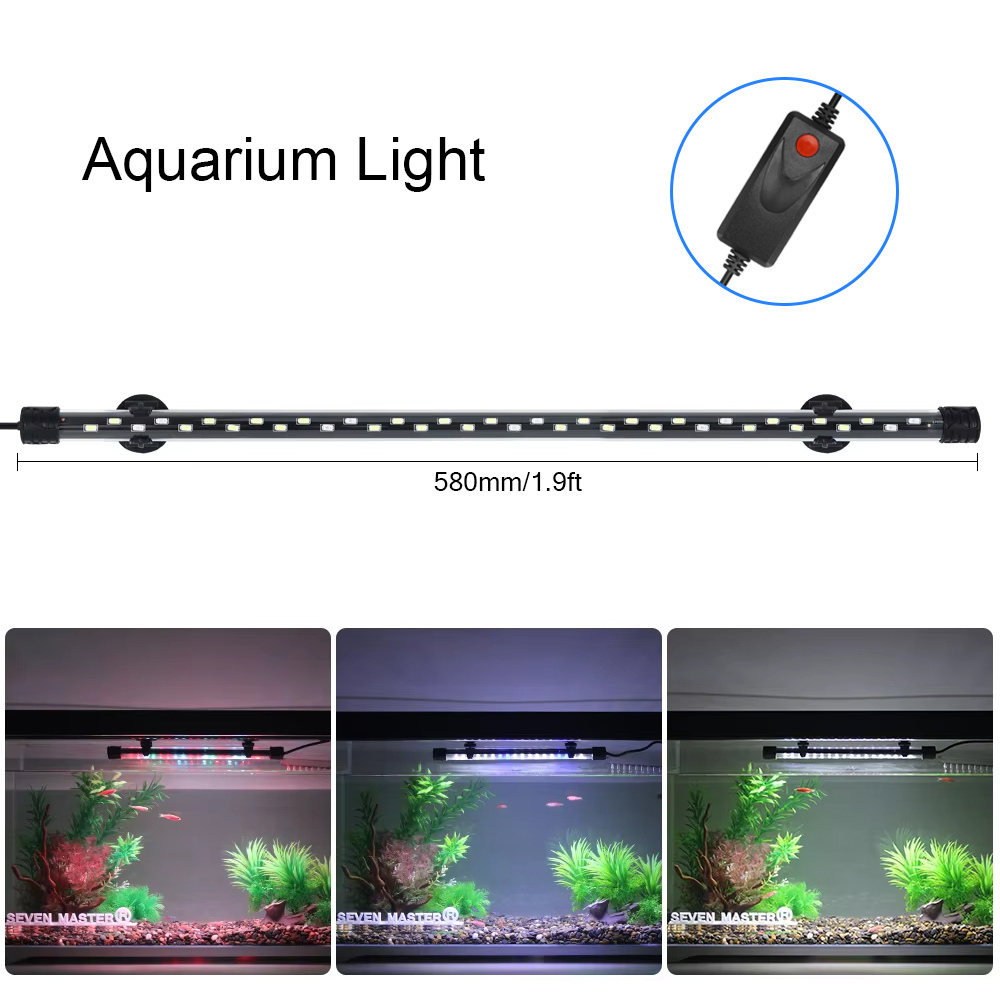 Aquarium Marine Lights - Luz LED para acuario de 58CM,