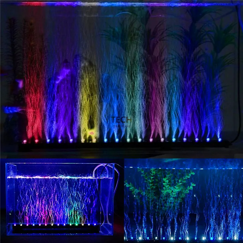 Aquarium Marine Lights - Acuario pecera sumergible subacuática burbuja de