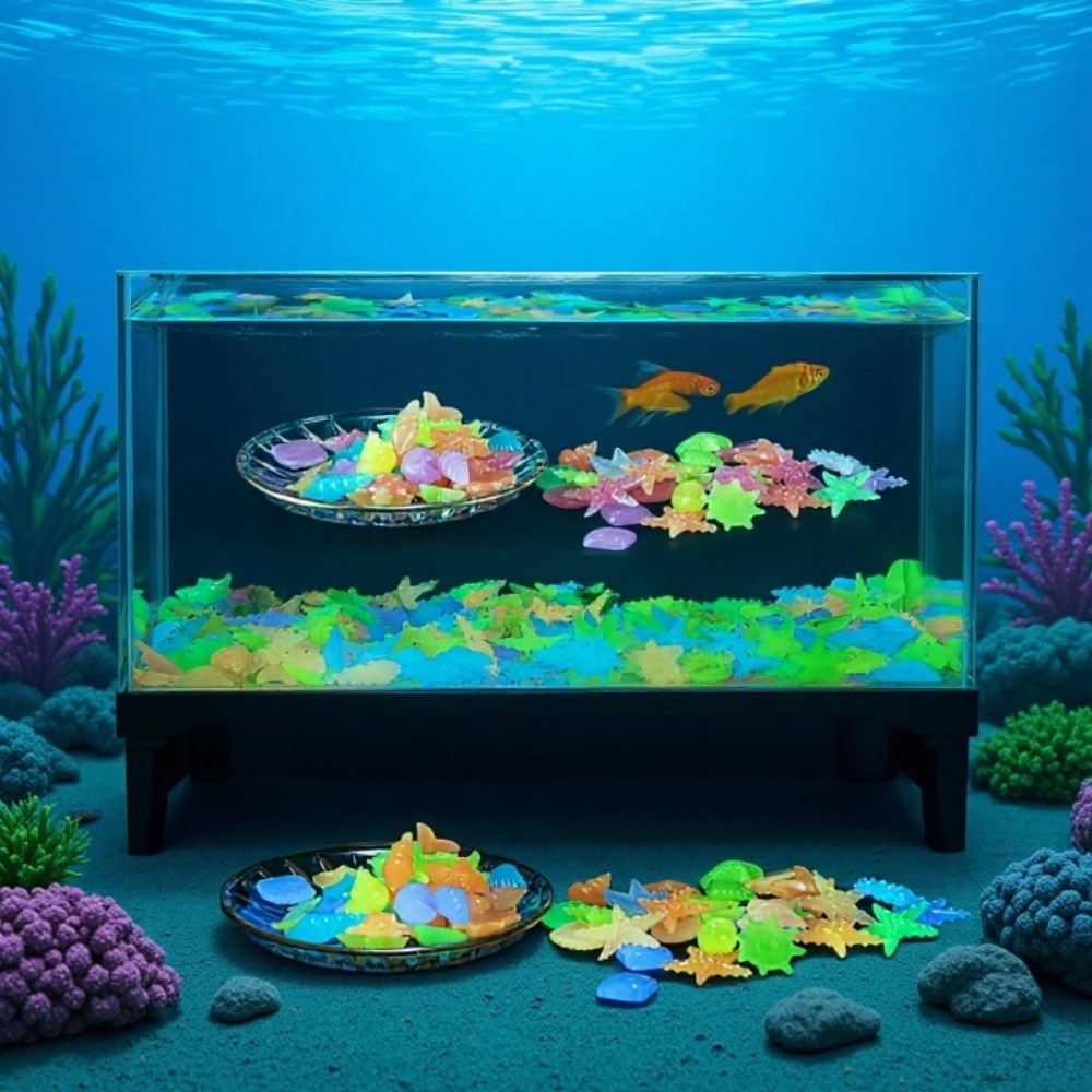 Piedras Luminosas Brillantes d - Aquarium Marine Plants reseña y precio