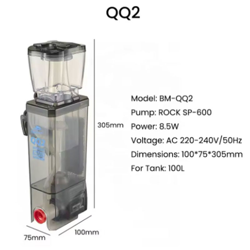 Skimmer de proteínas interno B - Marine Aquarium Tanks reseña y precio