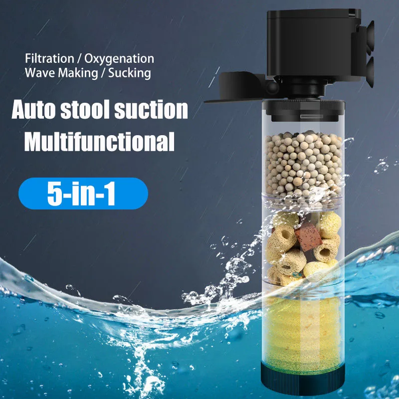 Filtro silencioso de 220V y 50 - Marine Aquarium Wave Maker reseña y precio