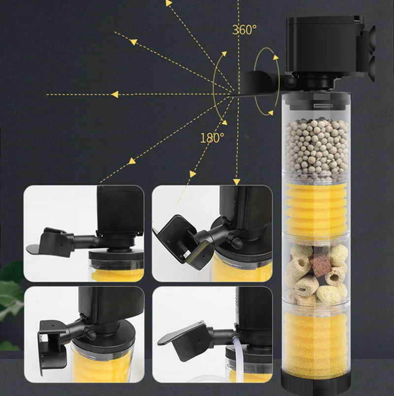 Filtro silencioso de 220V y 50 - Marine Aquarium Wave Maker reseña y precio