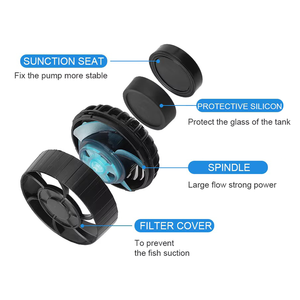 Bomba de Olas Jebao Jecod Seri - Marine Aquarium Wave Maker reseña y precio