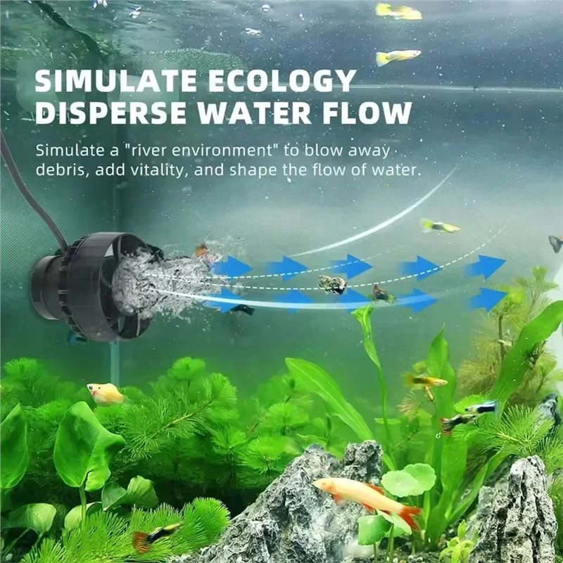 Bomba de Olas Silenciosa A23P  - Marine Aquarium Wave Maker reseña y precio